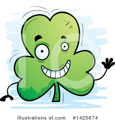 Royalty-Free (RF) Clover Clipart Illustration by Cory Thoman - Stock Sample #1425674