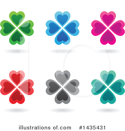 Royalty-Free (RF) Clover Clipart Illustration by cidepix - Stock Sample #1435431