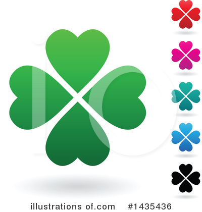 Royalty-Free (RF) Clover Clipart Illustration by cidepix - Stock Sample #1435436