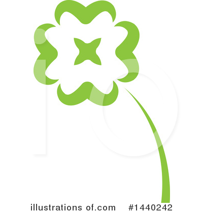 Royalty-Free (RF) Clover Clipart Illustration by ColorMagic - Stock Sample #1440242