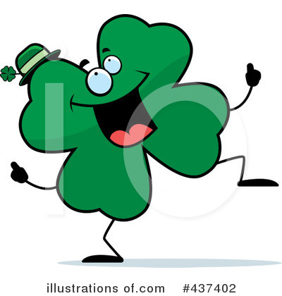 Royalty-Free (RF) Clover Clipart Illustration by Cory Thoman - Stock Sample #437402
