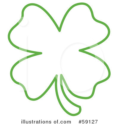 Royalty-Free (RF) Clover Clipart Illustration by Andy Nortnik - Stock Sample #59127