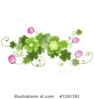 Royalty-Free (RF) Clovers Clipart Illustration by merlinul - Stock Sample #1291391