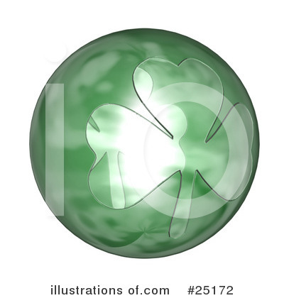 Royalty-Free (RF) Clovers Clipart Illustration by KJ Pargeter - Stock Sample #25172