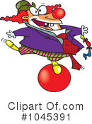Clown Clipart #1045391 by toonaday