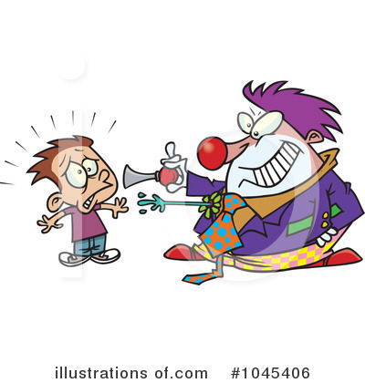Clown Clipart #1045406 by toonaday