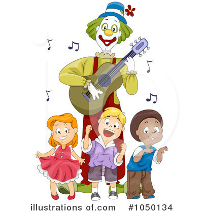 Royalty-Free (RF) Clown Clipart Illustration by BNP Design Studio - Stock Sample #1050134