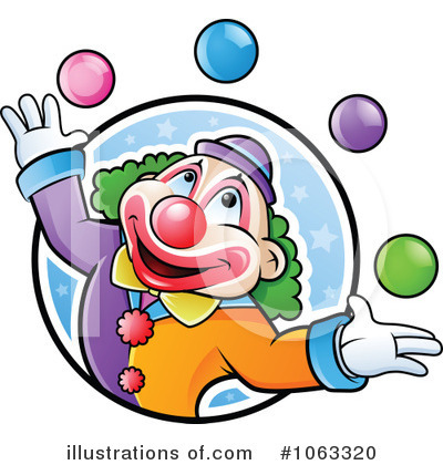Royalty-Free (RF) Clown Clipart Illustration by TA Images - Stock Sample #1063320