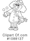 Clown Clipart #1088137 by visekart