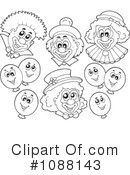 Clown Clipart #1088143 by visekart