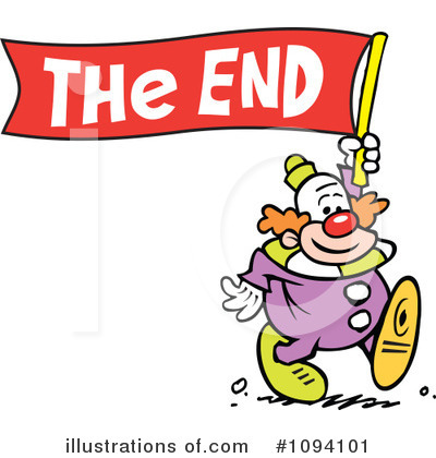 The End Clipart #1094101 by Johnny Sajem