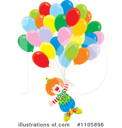 Party Balloon Clipart #1105896 by Alex Bannykh