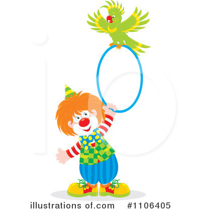 Royalty-Free (RF) Clown Clipart Illustration by Alex Bannykh - Stock Sample #1106405