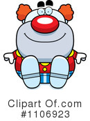 Clown Clipart #1106923 by Cory Thoman
