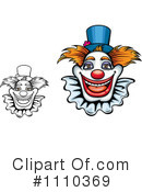 Clown Clipart #1110369 by Vector Tradition SM