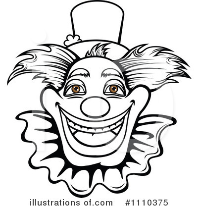 Royalty-Free (RF) Clown Clipart Illustration by Vector Tradition SM - Stock Sample #1110375