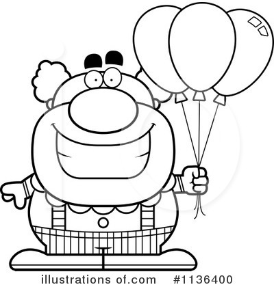 Royalty-Free (RF) Clown Clipart Illustration by Cory Thoman - Stock Sample #1136400