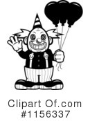 Clown Clipart #1156337 by Cory Thoman