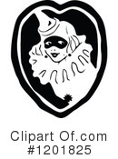 Clown Clipart #1201825 by Prawny Vintage