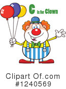Clown Clipart #1240569 by Hit Toon