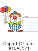 Clown Clipart #1240571 by Hit Toon