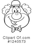 Clown Clipart #1240573 by Hit Toon