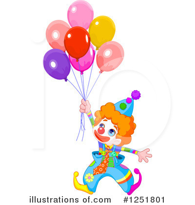 Clown Clipart #1251801 by Pushkin