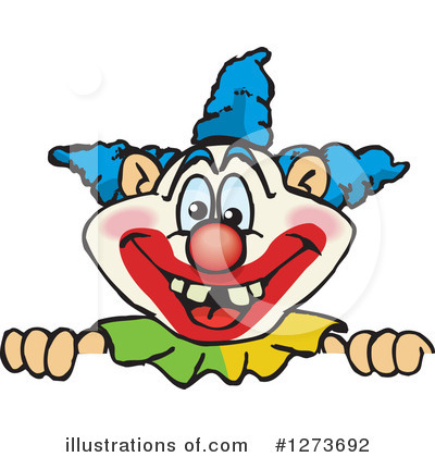Clown Clipart #1273692 by Dennis Holmes Designs