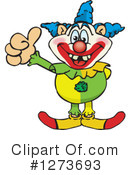 Clown Clipart #1273693 by Dennis Holmes Designs