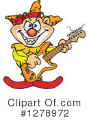 Clown Clipart #1278972 by Dennis Holmes Designs
