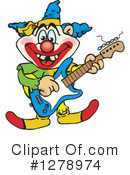 Clown Clipart #1278974 by Dennis Holmes Designs