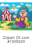 Clown Clipart #1305229 by visekart