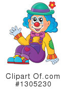 Clown Clipart #1305230 by visekart