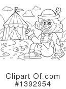 Clown Clipart #1392954 by visekart