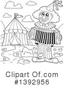 Clown Clipart #1392956 by visekart