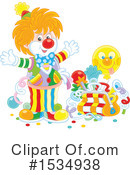 Clown Clipart #1534938 by Alex Bannykh