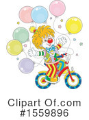 Clown Clipart #1559896 by Alex Bannykh