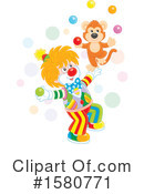 Clown Clipart #1580771 by Alex Bannykh