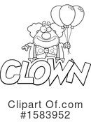 Clown Clipart #1583952 by Cory Thoman