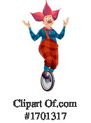 Clown Clipart #1701317 by Vector Tradition SM