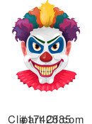 Clown Clipart #1742585 by Vector Tradition SM