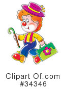 Clown Clipart #34346 by Alex Bannykh