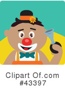 Clown Clipart #43397 by Dennis Holmes Designs