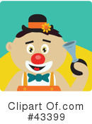 Clown Clipart #43399 by Dennis Holmes Designs