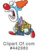 Clown Clipart #442980 by toonaday