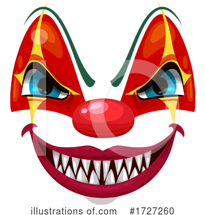 Clown Clipart #1727260 by Vector Tradition SM
