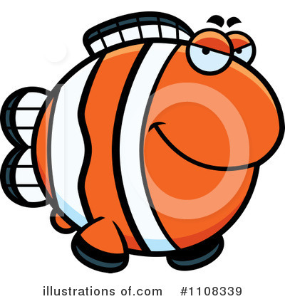 Royalty-Free (RF) Clownfish Clipart Illustration by Cory Thoman - Stock Sample #1108339