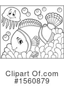 Clownfish Clipart #1560879 by visekart