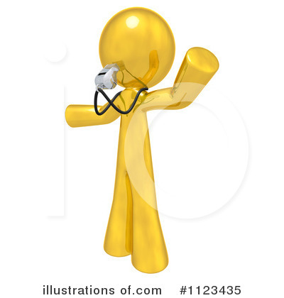 Referee Clipart #1123435 by Leo Blanchette
