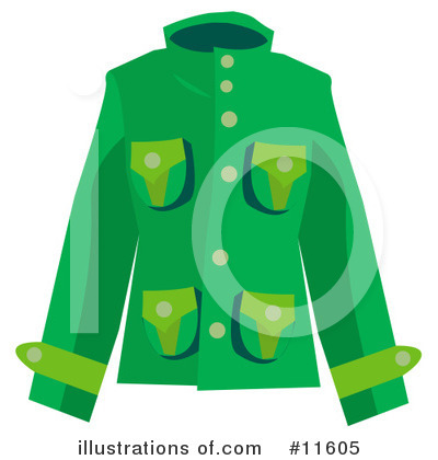 Jacket Clipart #11605 by AtStockIllustration